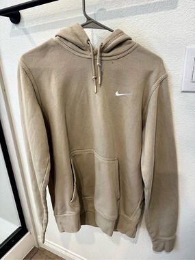 Nike Sportswear Club Fleece Pullover Hoodie Brown Medium